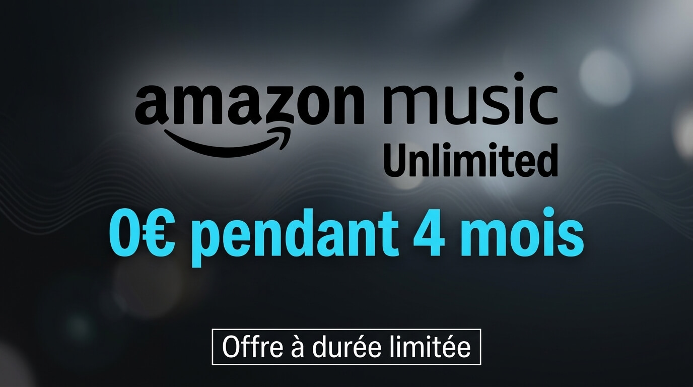 Bon plan: Amazon Music Unlimited : jusqu'à 4 mois gratuits, 3 mois sans Prime