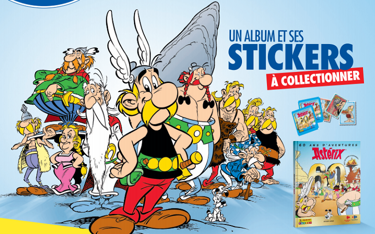 Bon plan: Carrefour : album Panini et stickers Astérix à collectionner