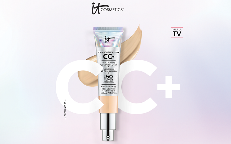 Bon plan: Échantillon gratuit du fond de teint « CC+ Cream » IT Cosmetics