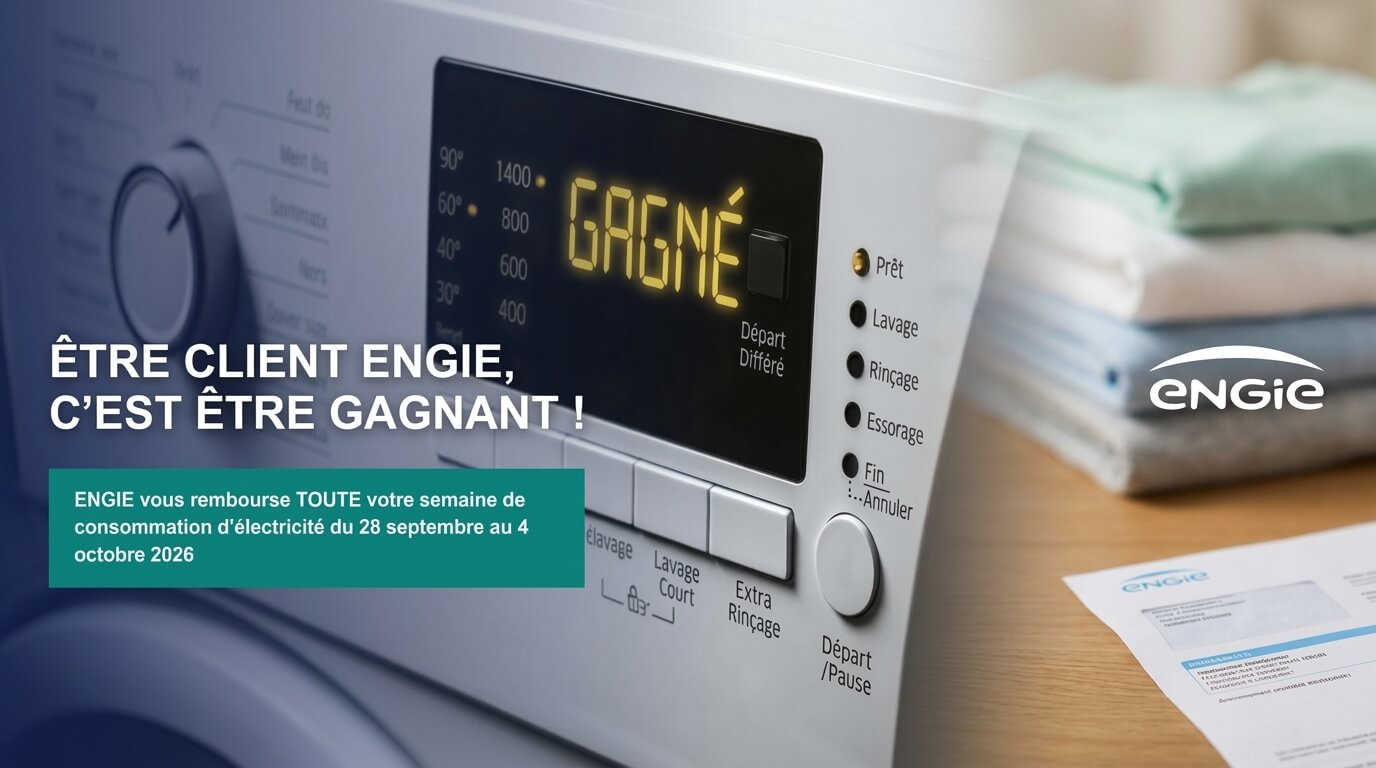 Bon plan: Engie vous rembourse une semaine d'électricité : toutes les infos !