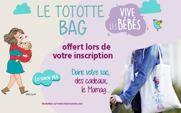 Bon plan: Intermarché: 49700 Tototte Bag gratuits (échantillons, cadeaux bébé)